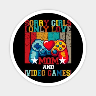 Boys Valentines Day Design for Kids Video Games Funny Gamer Magnet